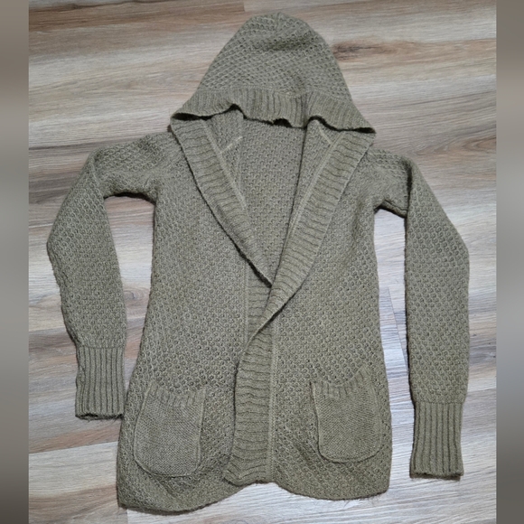 Zara Sweaters - Vintage Zara Mohair Wool Blend Hoodie Cardigan Sweater